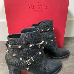 Valentino Garavani Rockstar Leather Boots
